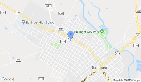 SouthWest TaeKwon-Do Ballinger location Map