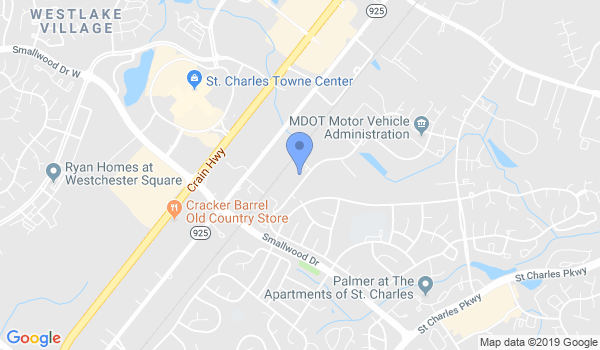 Southern Maryland Aikido Center location Map