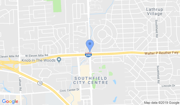 Southfield Martial Arts Inst location Map