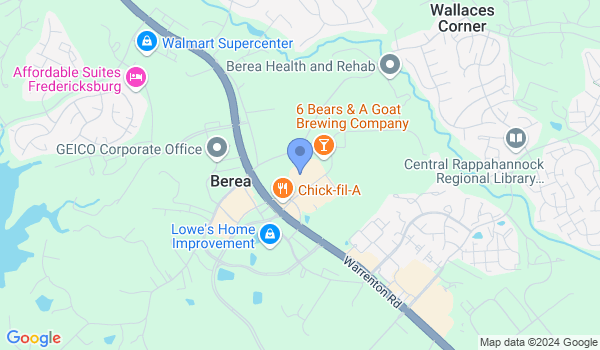 Spencer’s Isshinryu Karate location Map