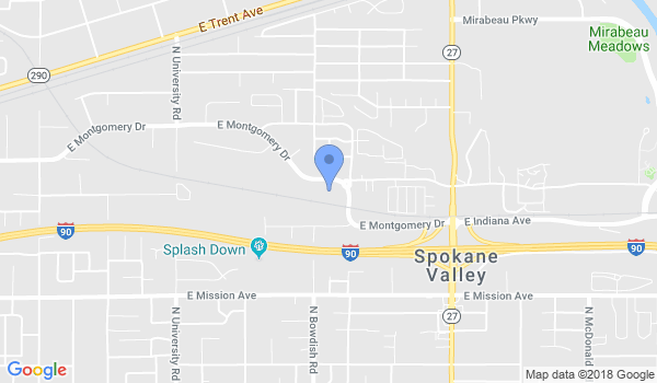 Spokane Dragon Martial Arts location Map