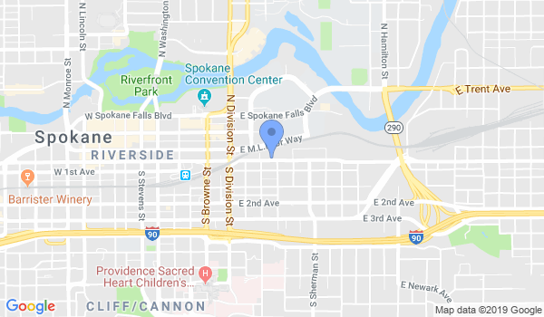 Spokane Martial Arts Center location Map