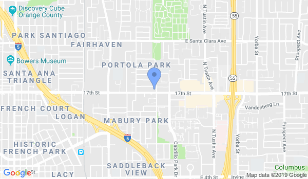 Sport Karate of California location Map