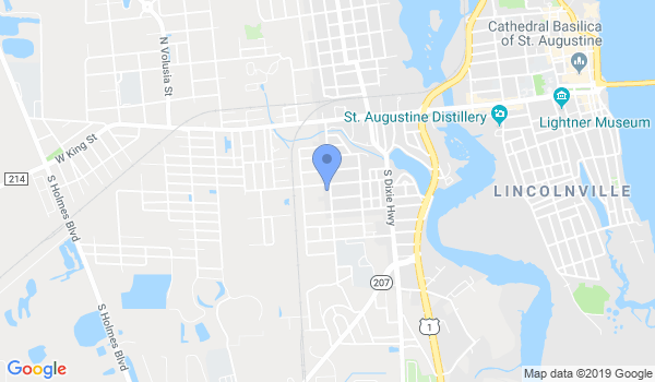 St Augustine Martial Arts, LLC location Map