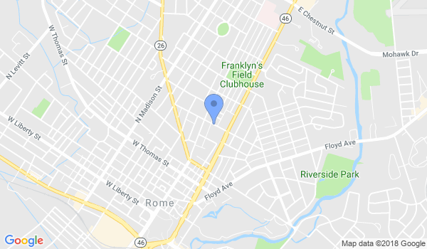 Staple's Karate Studios location Map