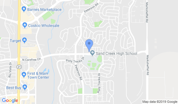 Stetson Hills Martial Arts School location Map