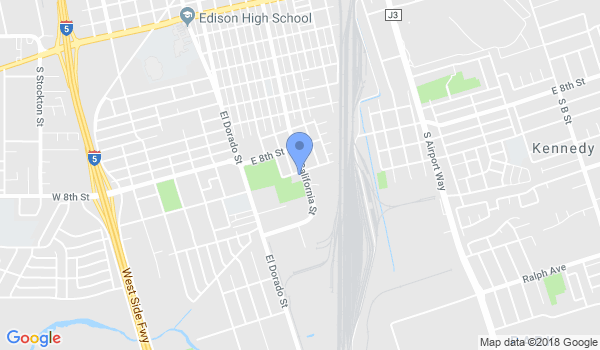 Stockton Judo Club location Map