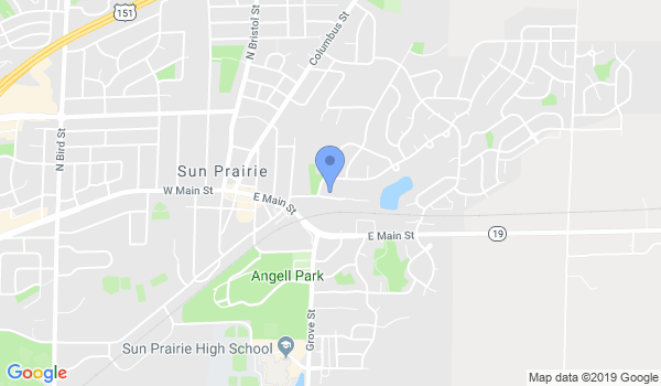 Sun Prairie Martial Arts location Map