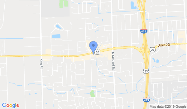 Sylvania Family Karate location Map