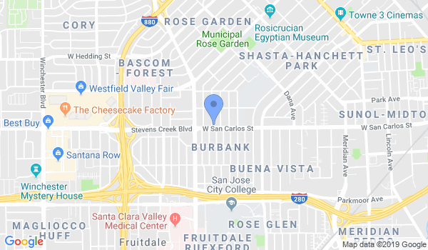 T Kane's Kung Fu Karate location Map
