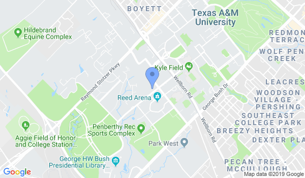 Texas A&M University Shotokan Karate Club location Map
