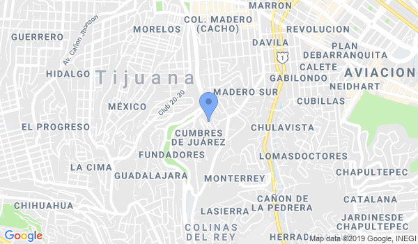 Tae Kwon Do Moo Pal Kwan Tijuana location Map