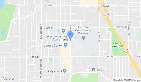 Tacoma Martial Arts Academy location Map