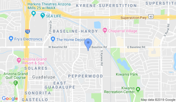 Taekwondo USA location Map