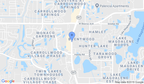Tampa Judo location Map