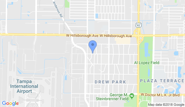 Tampa Martial Arts & Wellness Center location Map