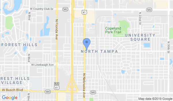 Tampa Wing Chun Martial Arts & Self-Defense location Map