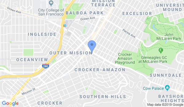 Karate Team USA location Map