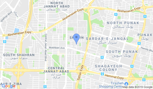 Tehran Kudo Organization - TKO location Map