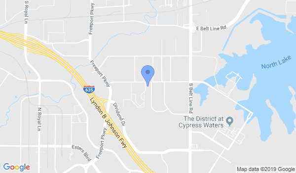 Texas Isshinryu Karate Kai location Map