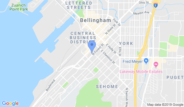Traditional Karate of Bellingham location Map