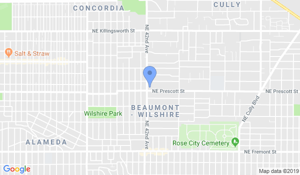 Traditional Karate Portland location Map