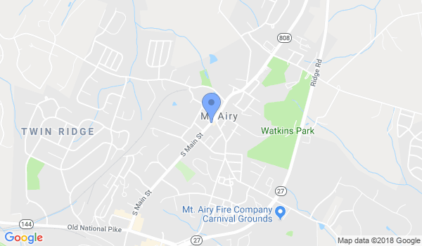 Tristar Martial Arts of Mount Airy location Map