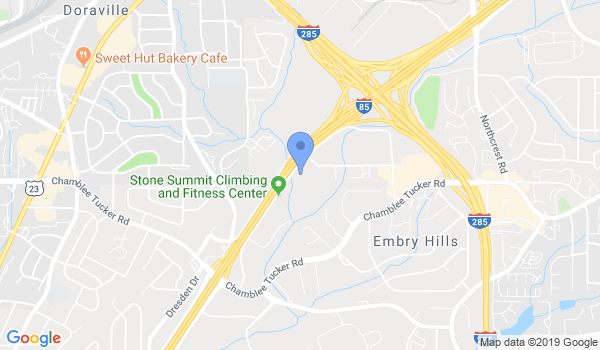Tucker Taekwondo Center location Map