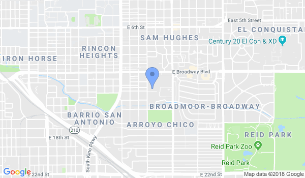 Tucson Brazilian Jiu-Jitsu Martial Arts Club location Map