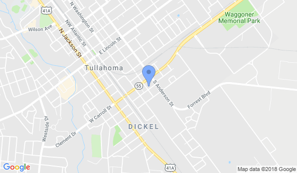 Tullahoma School of Karate location Map
