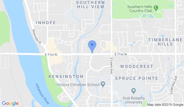 Tulsa Aikido Club location Map