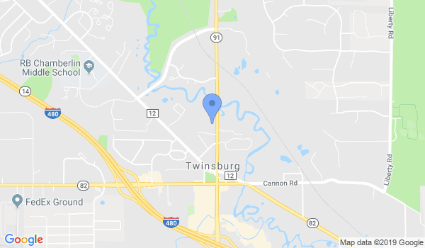 Twinsburg Karate Institute location Map