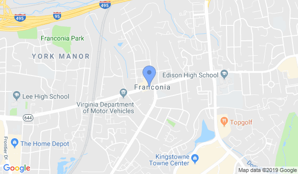 US Tae Kwon DO College location Map
