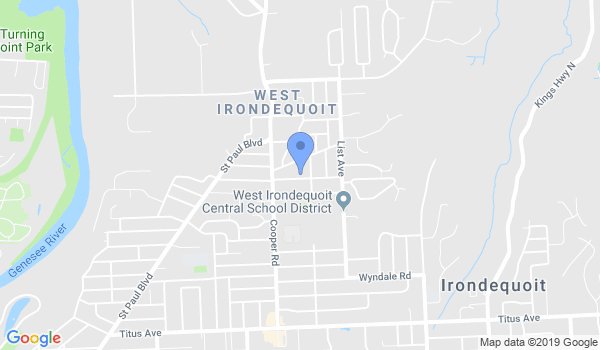 Unified Tae-Kwon-DO Gold Schl location Map