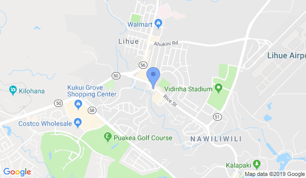 Universal Karate of Kauai location Map