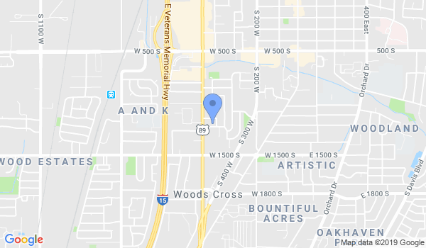 Utah Self Defense & Fitness Blackbelt Academy location Map