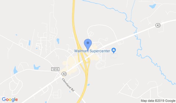 Vic Coffin Karate of Garner location Map
