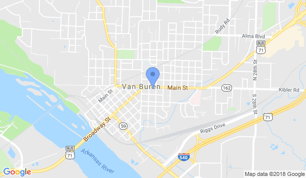 Van Buren Goju Karate-DO location Map