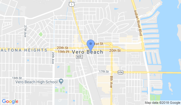 Vero Beach Karate Assn location Map