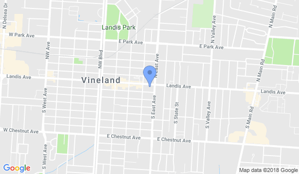 Vineland Aikikai location Map