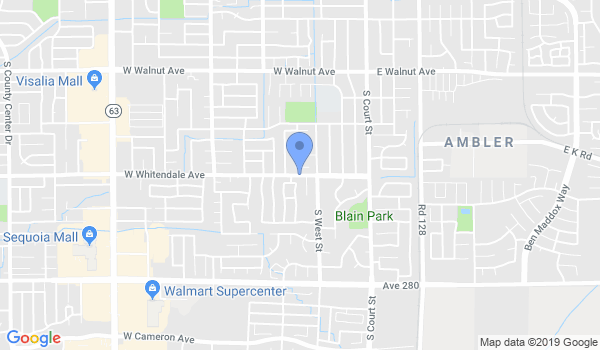 Visalia Karate-Do location Map