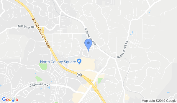 Vista Kenpo Karate location Map