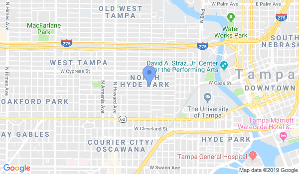 Wah Lum Kung Fu of Tampa location Map