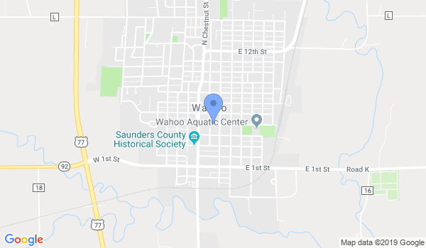 Wahoo Martial Arts location Map