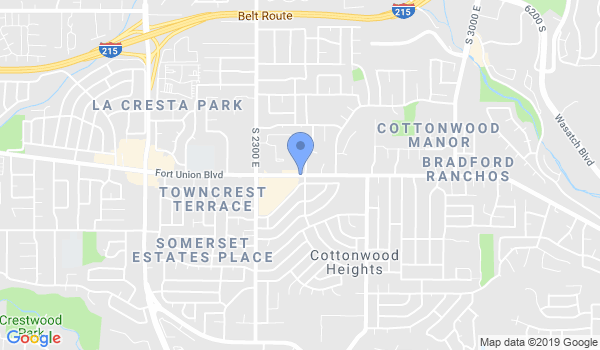 Wasatch Martial Arts location Map