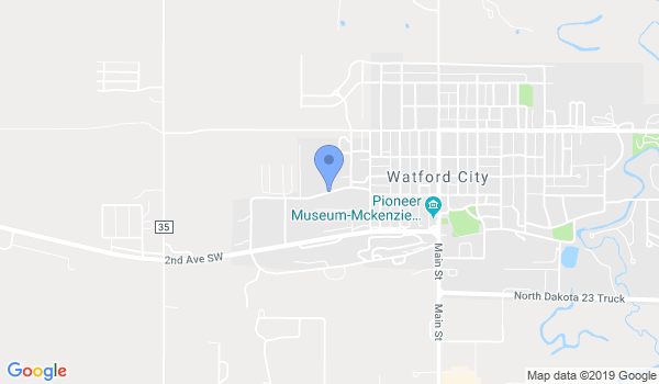 Watford City Karate and MMA location Map