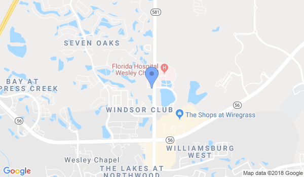 Wesley Chapel MMA location Map