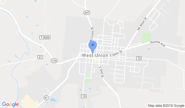 West Union Taekwondo location Map