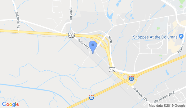 West Tennessee Bujinakn location Map