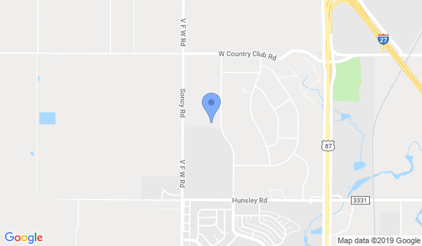 West Texas Karate location Map